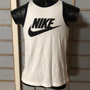White Youth Nike tank top